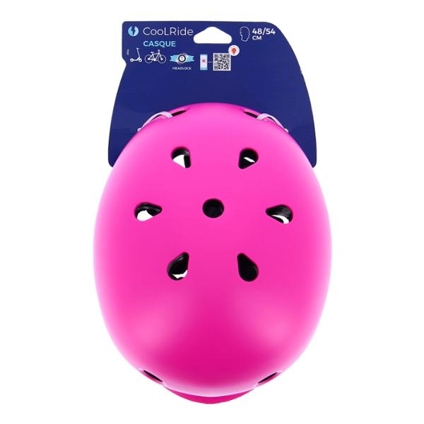 COOLRIDE casco multisport bambino. 48-54. Rosa