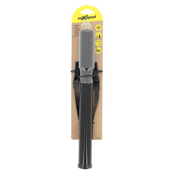 esKapad Pompe à Main Vélo, Raccord 300mm, Presta Schrader, 3 Bars