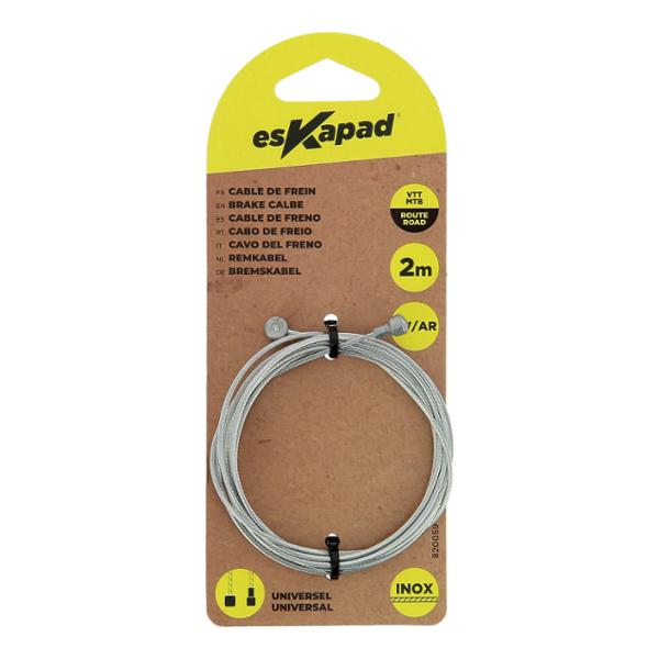 esKapad Cable de Frein Velo UNIVERSEL 2M Galvanisé