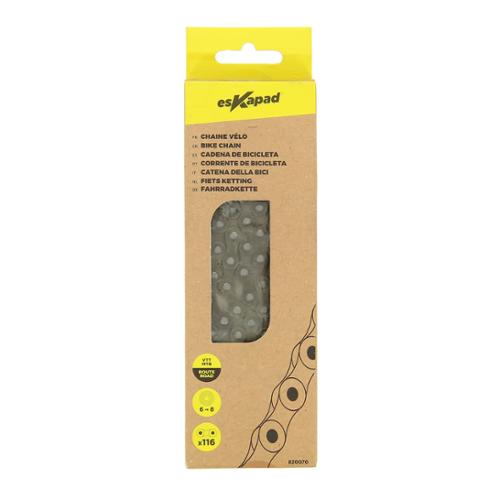 ESKAPAD catena bici 6-8 velocità 116 maglie