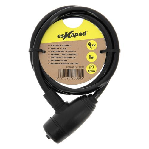 ESKAPAD key cable lock Ø8mmx1m