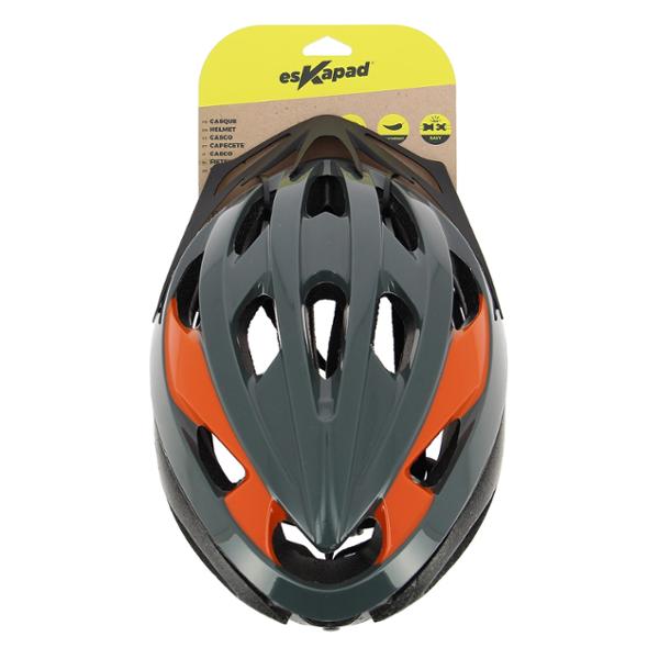 ESKAPAD junior MTB helmet 54-58. Grey/orange