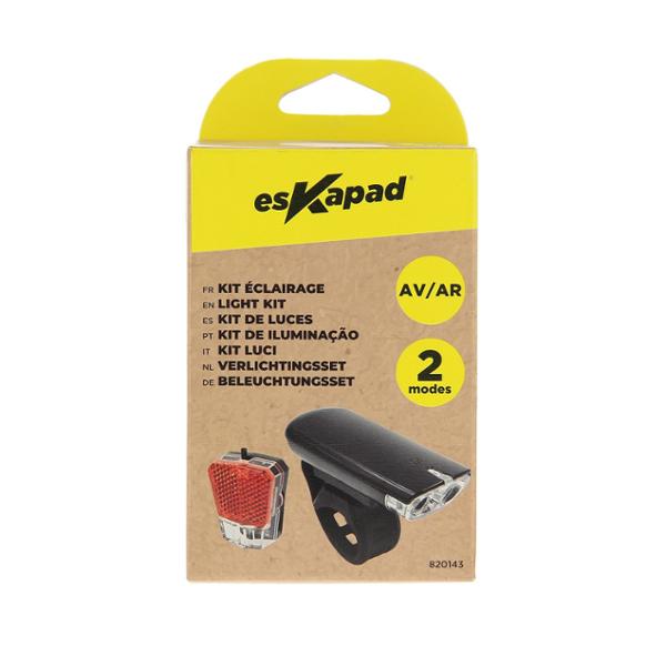 ESKAPAD kit illuminazione a pile anteriore/posteriore