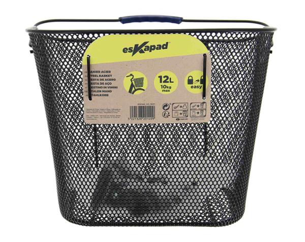 ESKAPAD metal front basket 12L